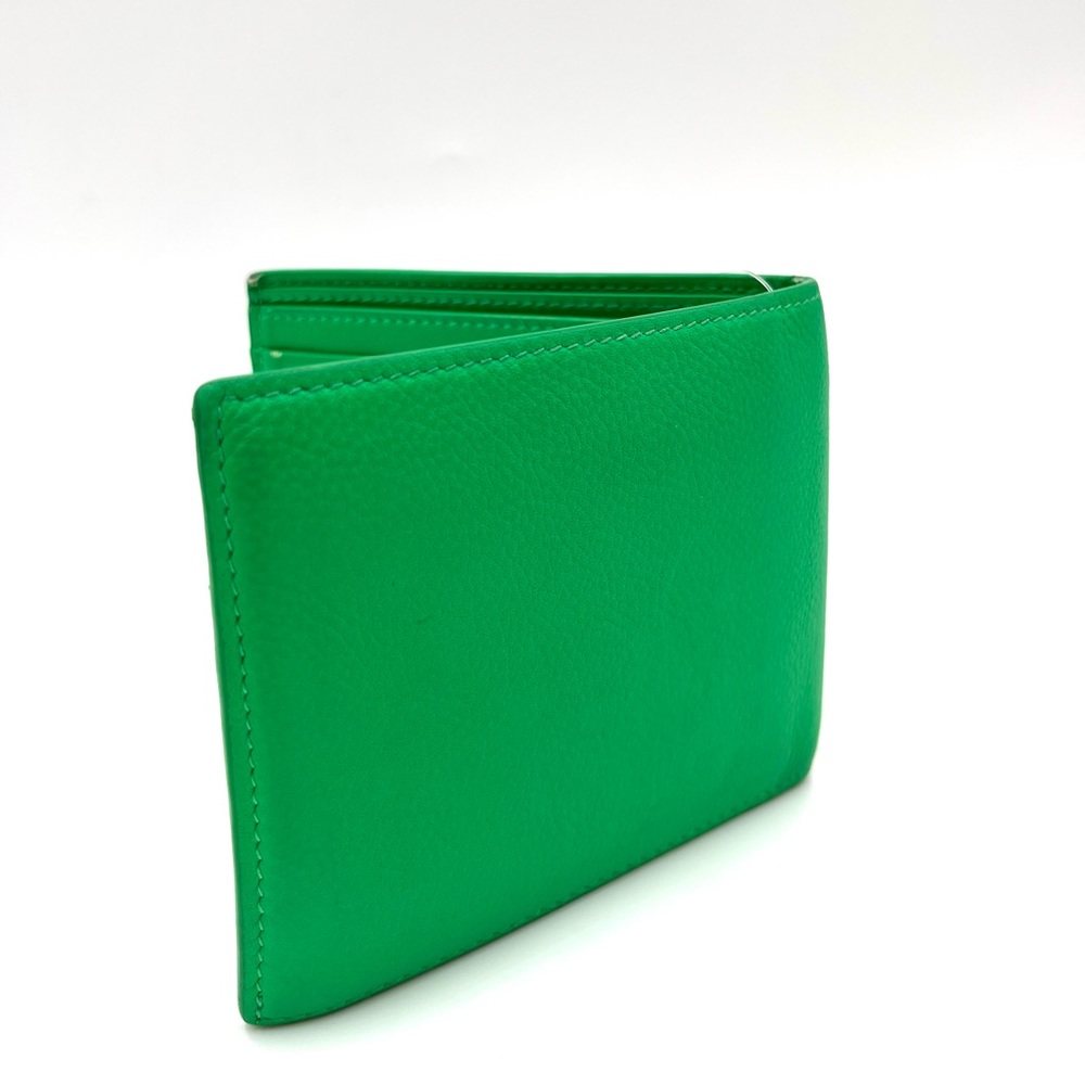 Balenciaga Logo Bifold Wallet 'Vivid Green/White' - Picture 4 of 4